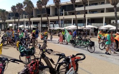 Accueil du Tour ALTERNATIBA à Sète